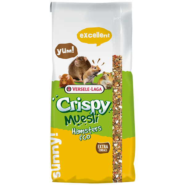 Versele-Laga Crispy Muesli Hamster ВЕРСЕЛЕ-ЛАГА КРІСПІ МЮСЛІ ХОМ`ЯК корм для хом`яків, щурів, мишей, піщанок