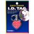 Coastal ID Tag Heart        