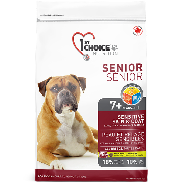 1st Choice Senior Sensitive Skin&Coat Lamb&Fish ФЕСТ ЧОЙС СЕНЬЙОР ЯГНЯ РИБА сухий суперпреміум корм для літніх або малоактивних собак