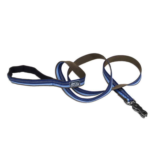 Coastal K9 Explorer Leash КОСТАЛ К9 ЕКСПЛОРЕР світловідбивний повідець для собак, 2.5смХ1.8м