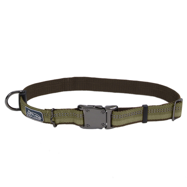 Coastal K9 Explorer Collar КОСТАЛ К9 ЕКСПЛОРЕР світловідбивний нашийник для собак, 2.5х30-46см
