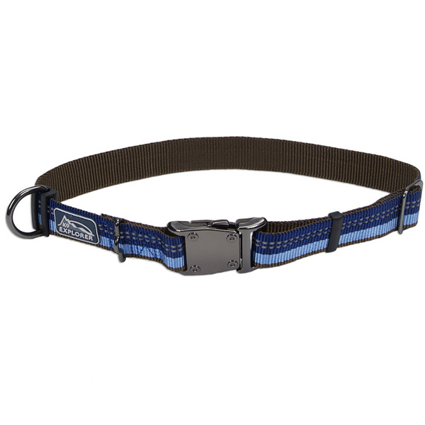 Coastal K9 Explorer Collar КОСТАЛ К9 ЕКСПЛОРЕР світловідбивний нашийник для собак, 2.5х46-66см
