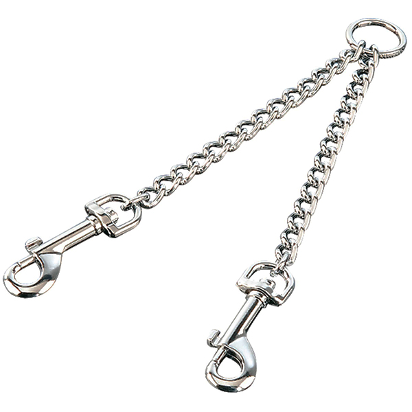 Sprenger Coupling Chain СПРЕНГЕР ПОВІДЕЦЬ-СПАРКА для 2-х собак, карабін, хромована сталь