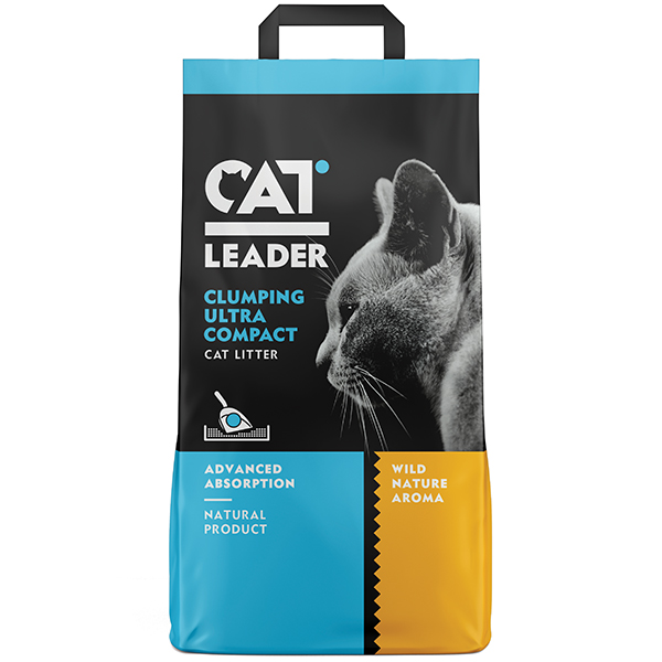 Cat Leader Clumping Wild Nature КЕТ ЛІДЕР АРОМАТ ДИКОЇ ПРИРОДИ ультрагрудкувальний наповнювач у котячий туалет