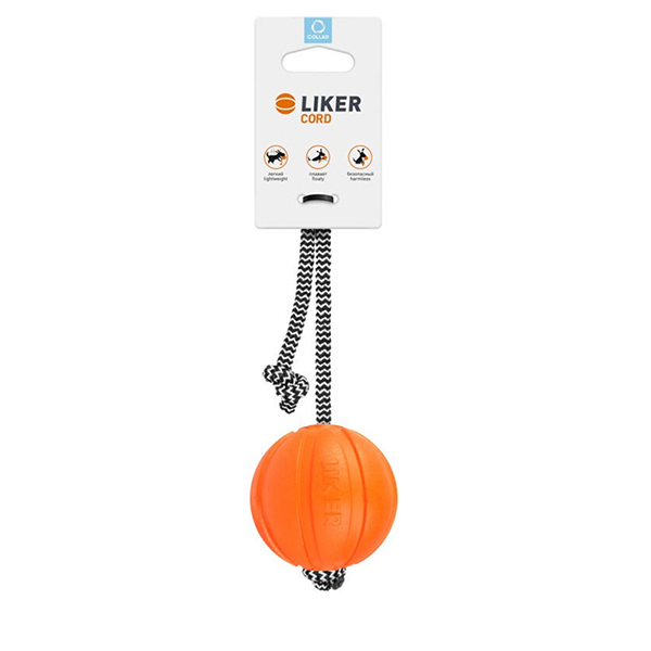 Collar Liker Cord КОЛЛАР ЛАЙКЕР КОРД м’яч зі шнуром, іграшка для собак