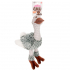 Flamingo Emu Plush ФЛАМІНГО СТРАУС ЕМУ м’яка іграшка з пищалкою для собак