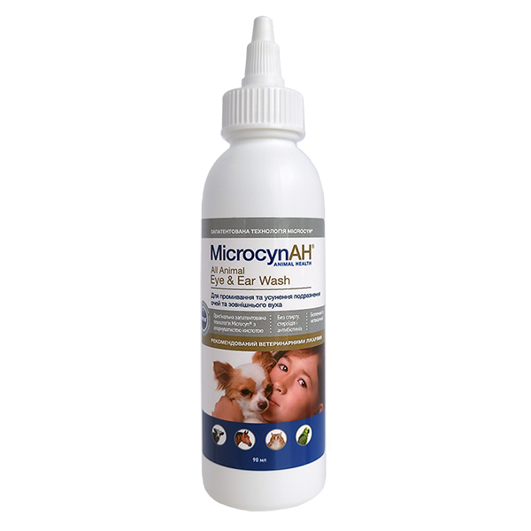 Microcyn Eye&Ear Wash МІКРОЦИН краплі для очей і вух всіх видів тварин