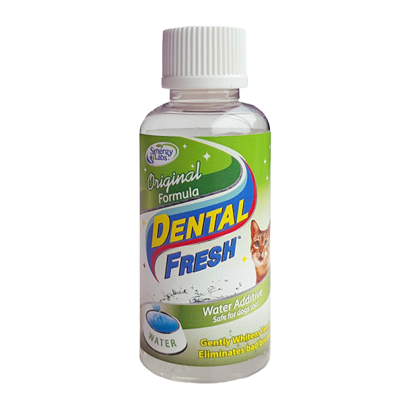 SynergyLabs Dental Fresh Cat СІНЕРДЖІ ЛАБС СВІЖІСТЬ ЗУБІВ рідина від зубного нальоту і запаху з пащі котів