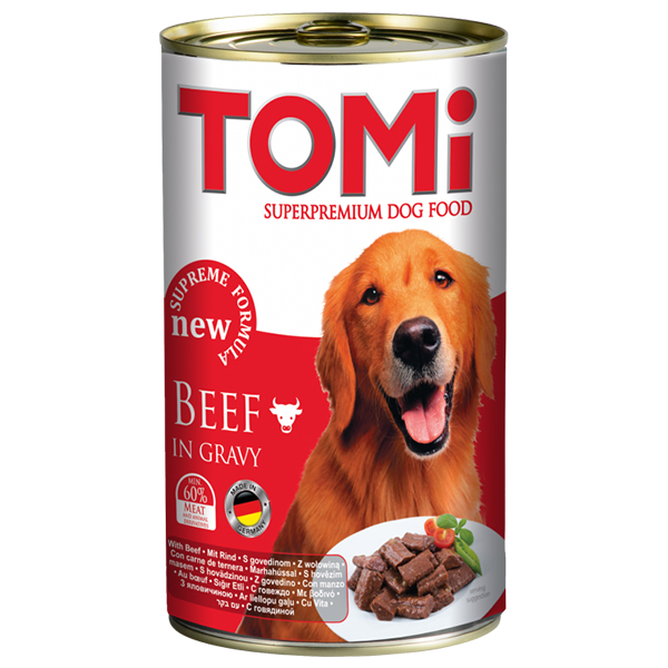 TOMi Beef ТОМІ ЯЛОВИЧИНА консерви для собак, вологий корм