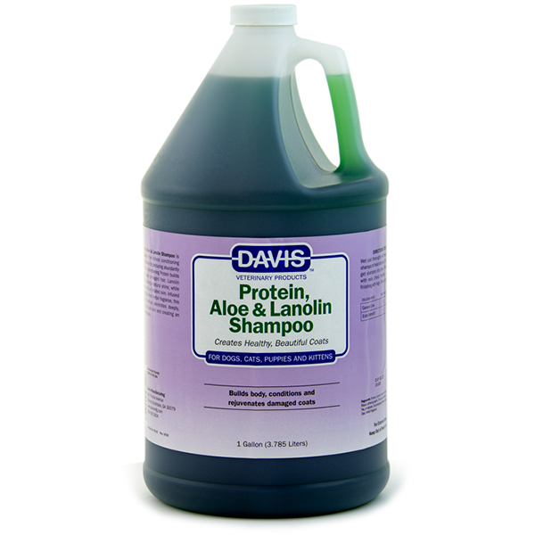 Davis Protein & Aloe & Lanolin Shampoo ДЕВІС ПРОТЕЇН АЛОЕ ЛАНОЛІН шампунь для собак і котів, концентрат