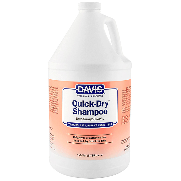 Davis Quick-Dry Shampoo ДЕВІС ШВИДКА СУШКА шампунь для собак і котів, концентрат