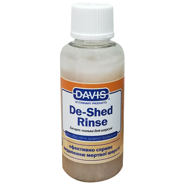 Davis De-Shed Rinse ДЕВІС ПОЛЕГШЕННЯ ЛИНЬКИ ополіскувач для собак і котів, концентрат