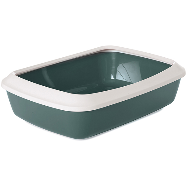 Savic Iriz Nordic Litter Tray САВІК АЙРІЗ НОРДІК лоток туалет з бортиком для котів, 50х37х13см
