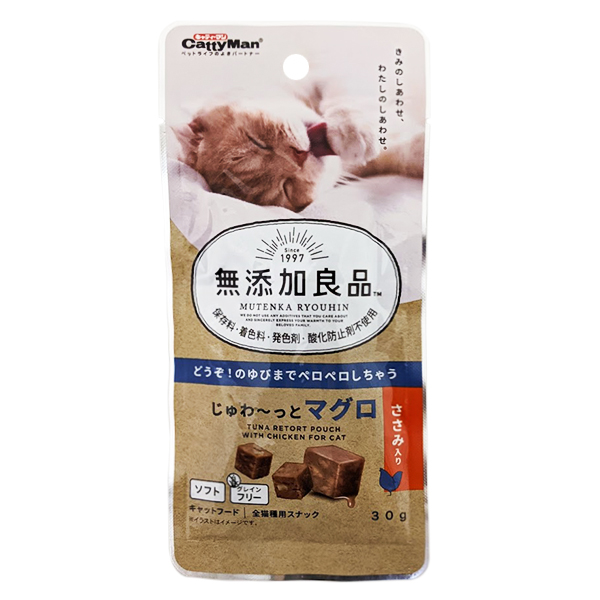 CattyMan Tuna Chicken КЕТТІМЕН КУБИКИ З ТУНЦЕМ ТА КУРКОЮ ласощі для котів