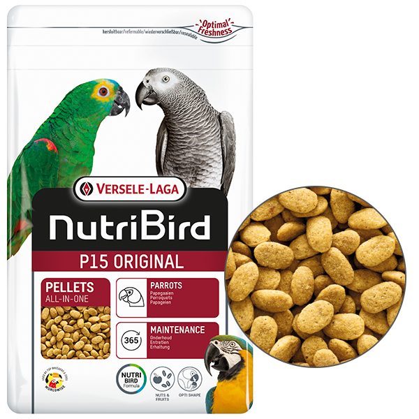 Versele-Laga NutriBird P15 Original ВЕРСЕЛЕ-ЛАГА НУТРІБЕРД ОРІДЖИНАЛ ЩОДЕННИЙ повнораціонний корм для великих папуг
