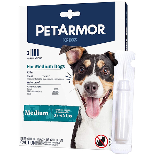 PetArmor Medium ПЕТАРМОР краплі від бліх, кліщів, вошей для собак 10-20кг, 1.34мл
