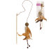 Flamingo Penken Dangler with Catnip Ball ̲ ̒  ϲВ        