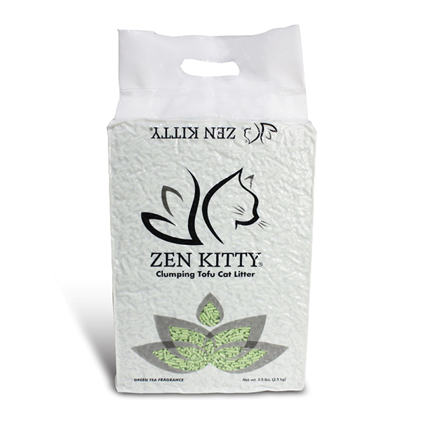 ZenKitty Clumping Tofu Green Tea ЗЕН КІТТІ ТОФУ ЗЕЛЕНИЙ ЧАЙ грудкувальний наповнювач для котячого туалету