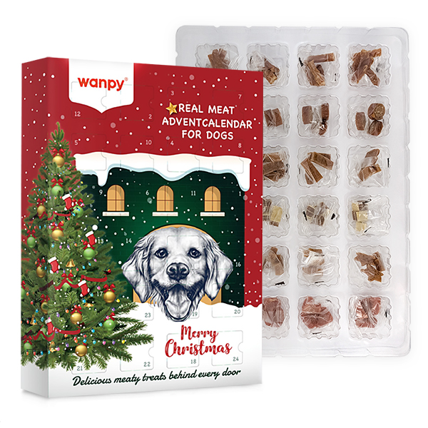 Wanpy Advent Calendar For Dogs ВАНПІ АДВЕНТ КАЛЕНДАР ДЛЯ СОБАК набір ласощів для собак